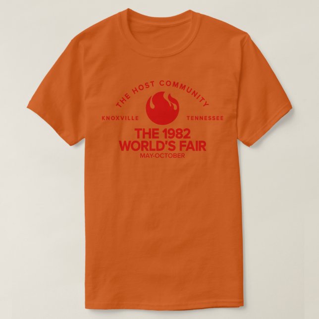 Die Rote Gastgemeinde der Welt von 1982 T-Shirt (Design vorne)
