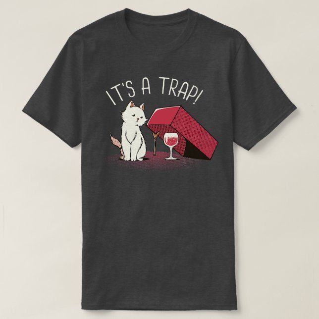 Die Rote Kirche (Chiesa Rossa) von Castel San Piet T-Shirt (Design vorne)