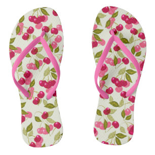 Die rote Kirsche. Flip Flops