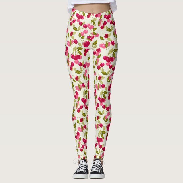 Die rote Kirsche. Leggings (Vorderseite)