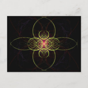 Die rote Medallion von Alexandra Cook alias Linand Postkarte