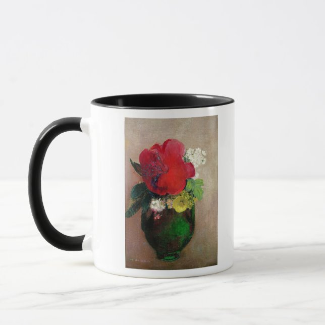 Die rote Mohnblume Tasse (Links)