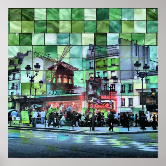 die rote Mühle Poster (Vorne)