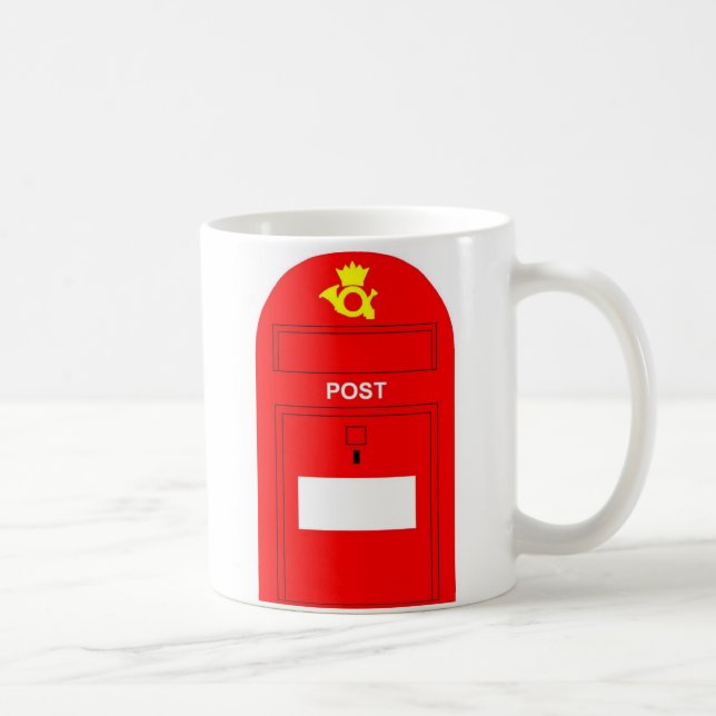 Die rote Postbox Tasse (Rechts)