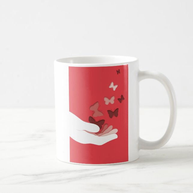 Die (rote) Tasse des Kaffees (Rechts)