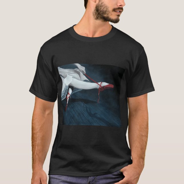 Die roten Schuhe Retro T-Shirt (Vorderseite)