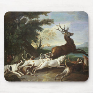 Die Rotwild-Jagd, 1718 Mousepad