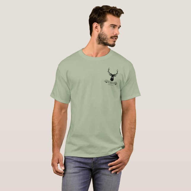 Die Rotwild-Nebenfluss-Ranch-T-Shirt der Männer T-Shirt (Vorne ganz)