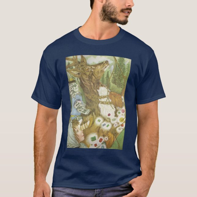 Die Rotwild und die Katze und die Juwelen T-Shirt (Vorderseite)