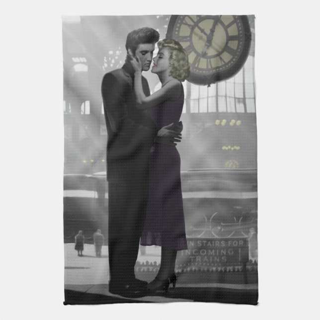 Die Rückkehr 2 der Liebe Geschirrtuch (Vertikal)