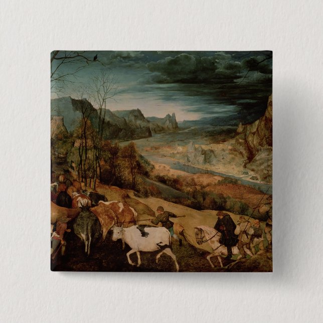 Die Rückkehr der Herde 1565 Button (Vorderseite)