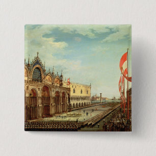 Die Rückkehr der St- Marktruppen nach Venedig Button