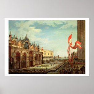 Die Rückkehr der St- Marktruppen nach Venedig Poster