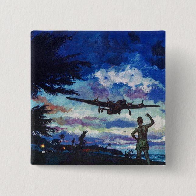 Die Rückkehr des Kriegers Button (Vorderseite)