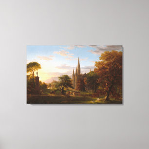 Die Rückkehr durch ThomasCole Leinwanddruck