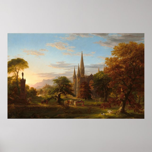 Die Rückkehr - Thomas Cole Fine Art Poster (Vorne)
