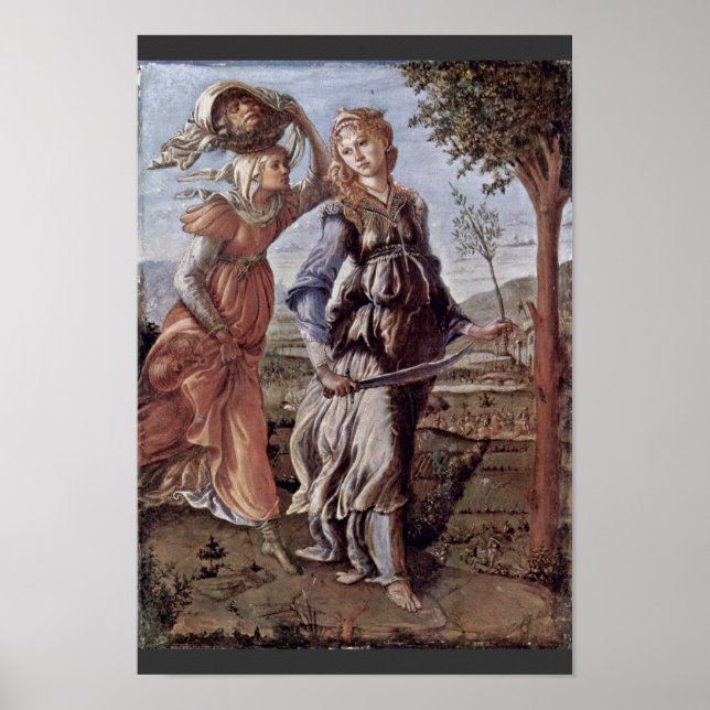 Die Rückkehr von Judith nach Bethulia durch Bottic Poster (Vorne)