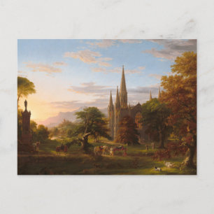 Die Rückkehr von Thomas Cole Postkarte