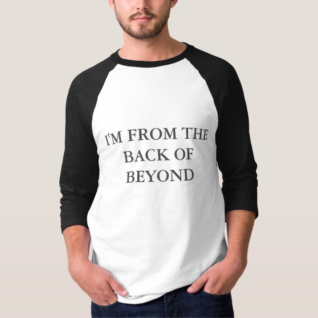 Die Rückseite des Jenseits des T - Shirt (Vorderseite)
