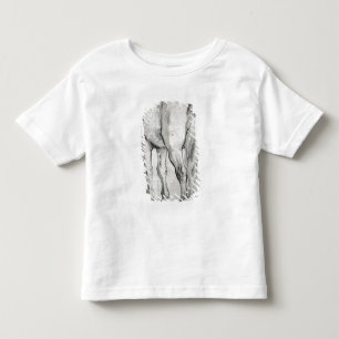 Die Rückseite des Pferds Kleinkind T-shirt