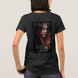 Die Rückseite des Schleier-Tagebuch-Buch-I T-Shirt