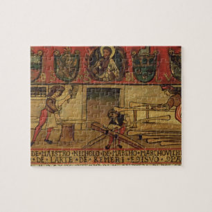 Die Ruder-Hersteller (Platte) Puzzle