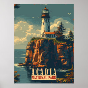 Die Ruhe an der Küste: Nationalpark Acadia Poster