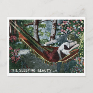 Die Ruhe, das romantische Vintage Postkarte