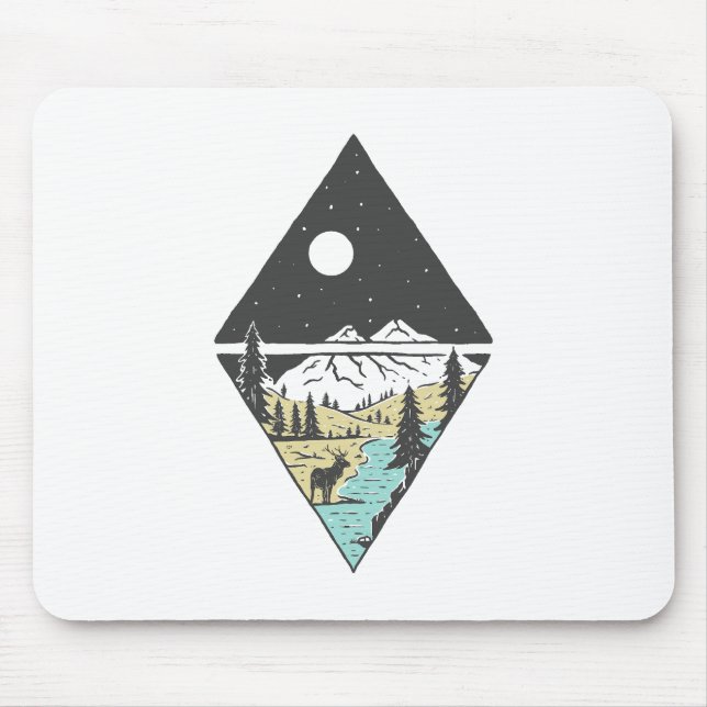 Die Ruhe der Natur Mousepad (Vorne)