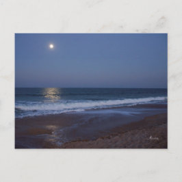 Die Ruhe des Ozeans bei Nacht, Postkarte