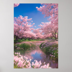 Die Ruhe des Sakura River Poster