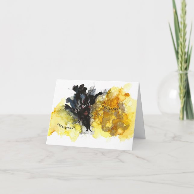 Die Ruhe im Chaos finden Karte (Vorderseite)