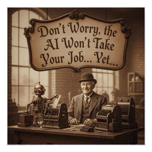 Die Ruhe vor dem digitalen Sturm Poster (Vorderseite)