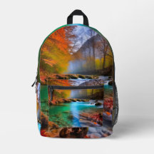 Die ruhige Landschaft der Herbstflüsse