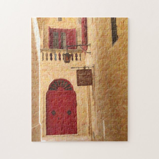Die ruhige Stadt Puzzle (Vertikal)