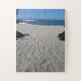 Die ruhige Strandszene Puzzle