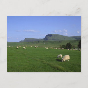 Die ruhigen Berge, die Insel Skye, die Highlands, Postkarte