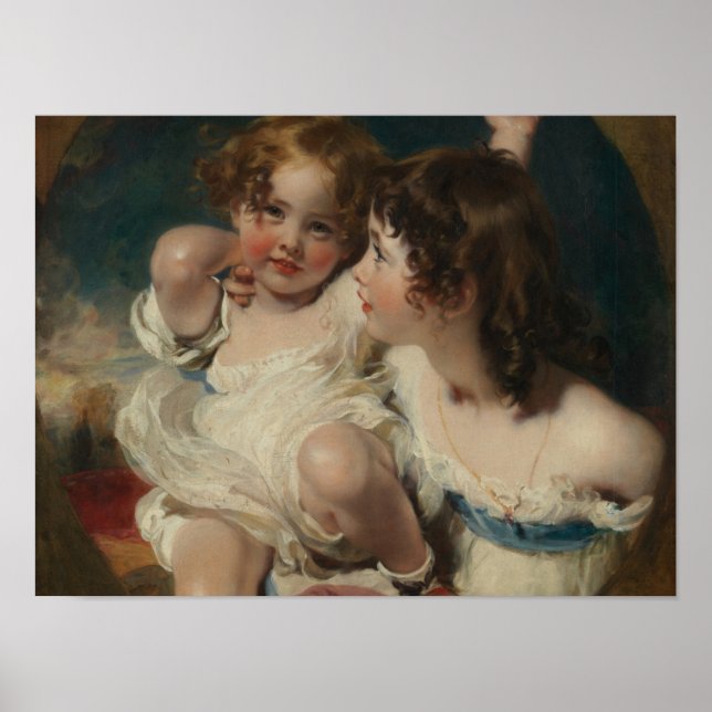 Die ruhigen Kinder (Emily, 1818-1906, Laura) Poster (Vorne)