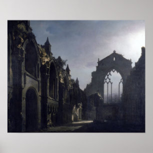 Die Ruinen der Kapelle von Holyrood Poster
