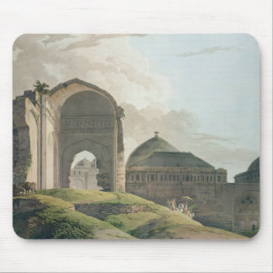 Die Ruinen des Palastes in Madurai, 1798 Mousepad