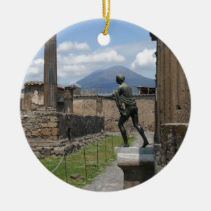 Die Ruinen von Pompeji Keramikornament