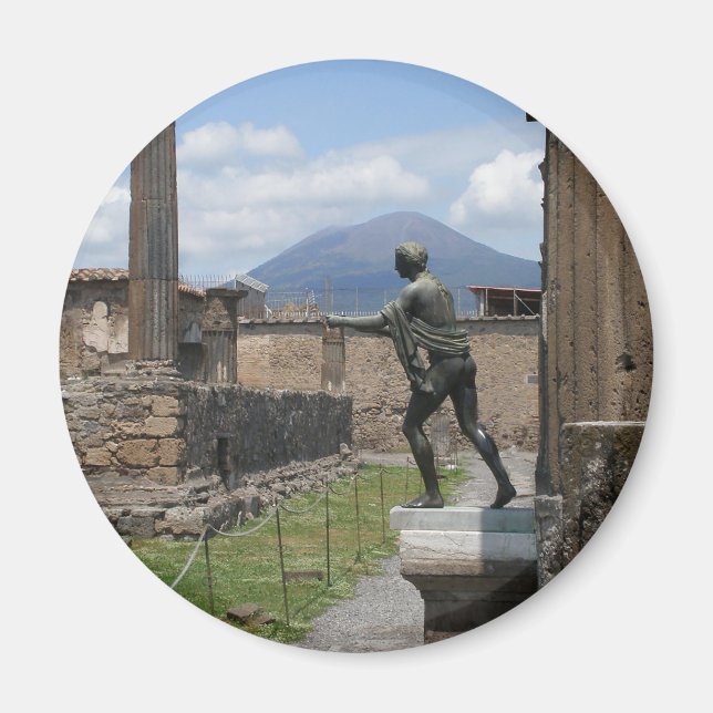 Die Ruinen von Pompeji Magnet (Vorne)