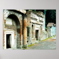Die Ruinen von Pompeji - Marktplatz mit Tempeln
