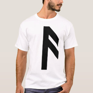 Die Rune Ansuz (schwarz) T-Shirt