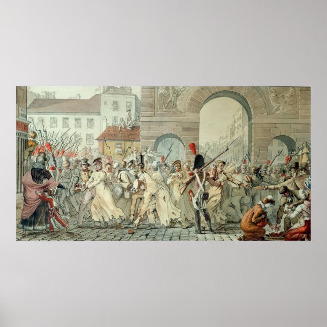Die russischen Gefangenen paraded auf dem Boulevar Poster (Vorne)