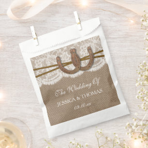Die rustikale Hochzeitskollektion Geschenktütchen