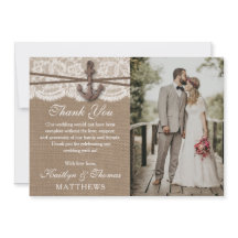 Die rustikale Hochzeitskollektion mit dem Anker