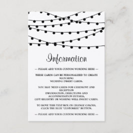 Die rustikale Kraftzeichensammlung Begleitkarte