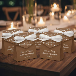 Die rustikale Kraftzeichensammlung Geschenkschachtel