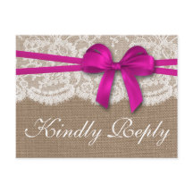 Die rustikale rosa Bow Wedding Collection UAWG